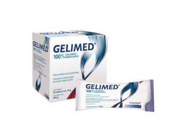 Gelimed Polvo Sabor Limón 30 Sobres Con 10 G C/U