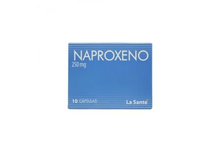 Naproxeno 250 Mg Caja Con 10 Cápsulas