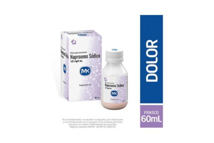 Naproxeno Sódico Polvo 125 Mg/ 5 Ml Frasco Con 60 Ml