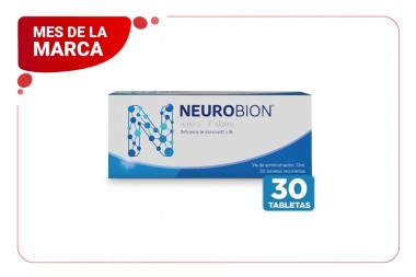 Neurobión 100 / 150 Mg Caja Con 30 Tabletas Recubiertas