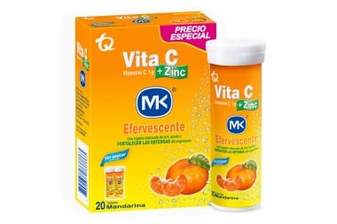 Oferta Vita C Zinc Mk Mandarina 20 Tabletas