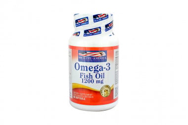 Omega 3 1200 Mg Frasco Con 60 Cápsulas De Gelatina Blanda