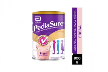 Pediasure Polvo Tarro Con 900 G - Sabor A Fresa