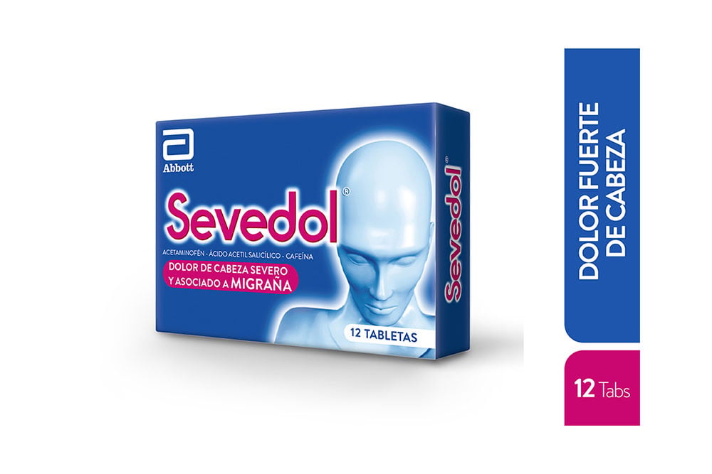 Sevedol Dolor De Cabeza Caja Con 12 Tabletas Sevedol Dolor De Cabeza Caja Con 12 Tabletas