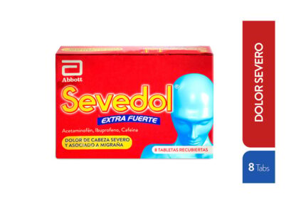 Sevedol Extra Fuerte Caja Con 8 Tabletas Recubiertas