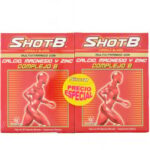Shot B Multivitamínico Con Calcio, Magnesio, Zinc 2 Caja Con 15 Cápsulas Blandas C/U