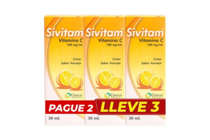 Sivitam Vitamina C 100 Mg/Ml Caja Con Frasco 30 Ml – Pague 2 Lleve 3