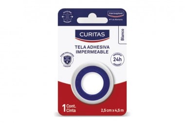 Tela Adhesiva Impermeable 2,5 Cm x 4,5 M Und