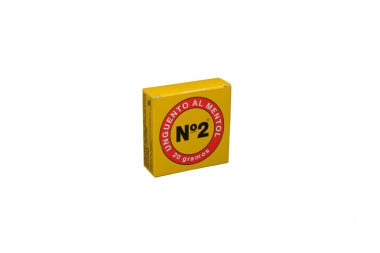 Unguento Al Mentol N°2 Caja Con Frasco Con 20 G
