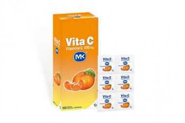 Vita C 500 Mg Mandarina Caja Con 100 Tabletas Masticables Vita C 500 Mg Mandarina Caja Con 100 Tabletas Masticables
