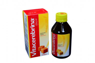 Vitacerebrina Jarabe Sabor A Caramelo Caja Con Frasco Con 180 Ml