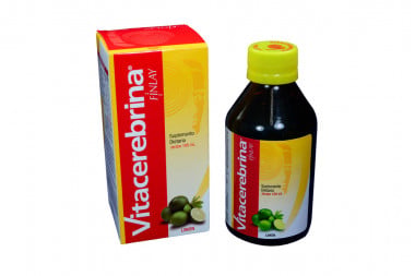 Vitacerebrina Jarabe Sabor A Limón Caja Con Frasco Con 180 Ml