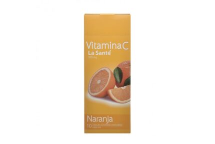 Vitamina C Sabor Naranja Caja Con 10 Tiras De 10 Tabletas