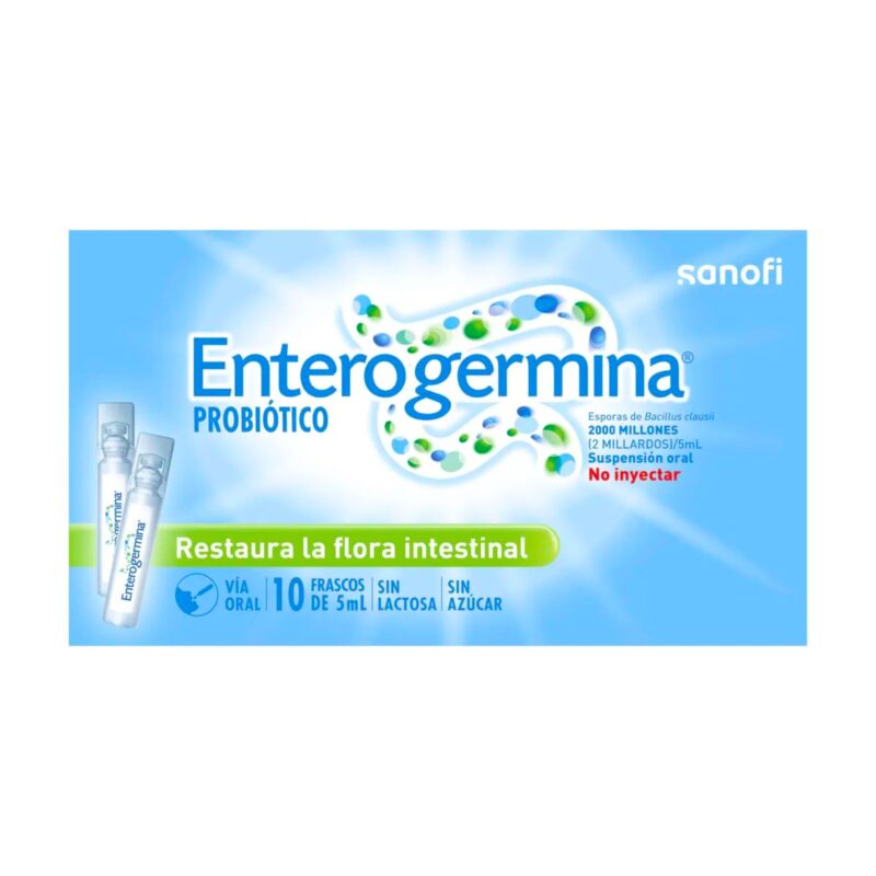 Enterogermina Probiótico 2000 millones 5ml x 10 frascos